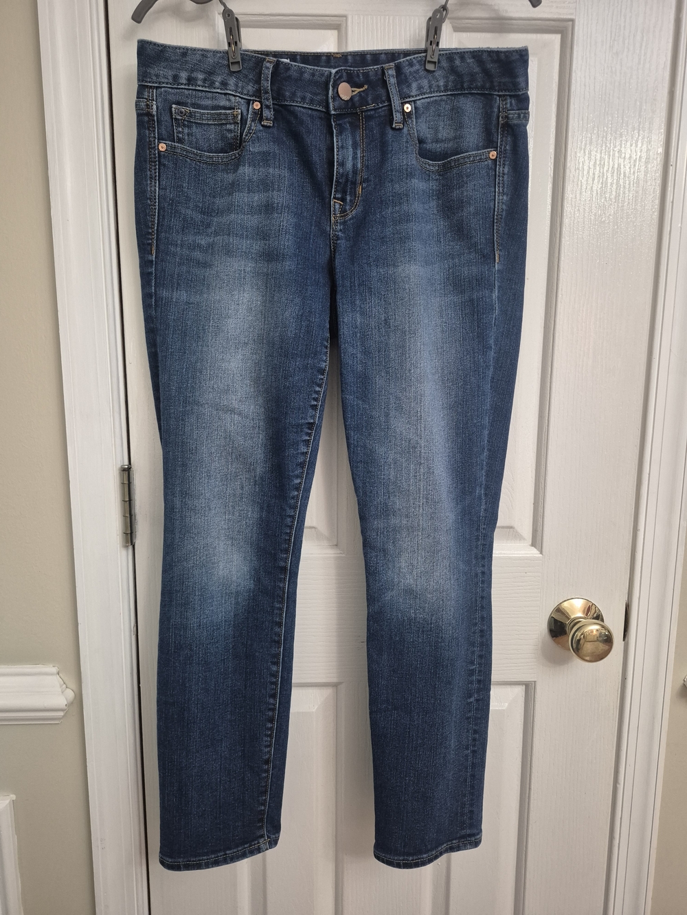 GAP 1969 Always Skinny Jeans Size 29S Medium Dark Wash Stretch